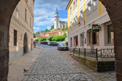 Exteriér ubytovania v Kremnici, Apartmány Križkov dom, Kremnica