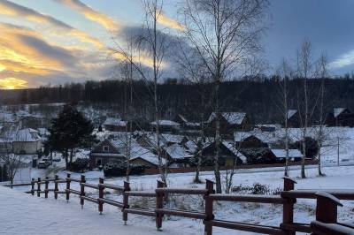 Zimný pohľad z Chalet Martuška, CHALET Martuška, Levoča