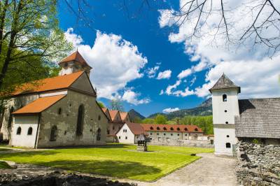 Múzeum Červený Kláštor vzdialený 4 km od ubytovania, Domček v Pieninách, Majere