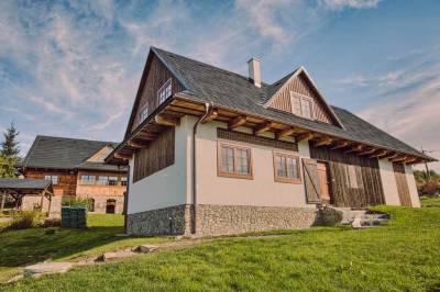 Exteriér ubytovania v obci Drábsko, Vrchársky dvor - Chalupa pod Dlhým grúňom, Drábsko