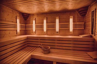 Sauna, Vrchársky dvor - Chalupa pod Dlhým grúňom, Drábsko