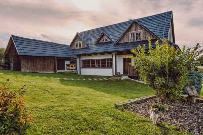 Exteriér ubytovania v obci Drábsko, Vrchársky dvor - Chalupa pod Dlhým grúňom, Drábsko