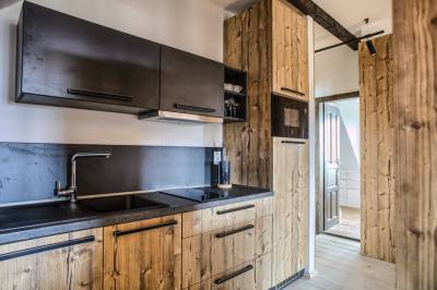 Plne vybavená kuchyňa, Vrchársky dvor - Chalupa pod Dlhým grúňom, Drábsko