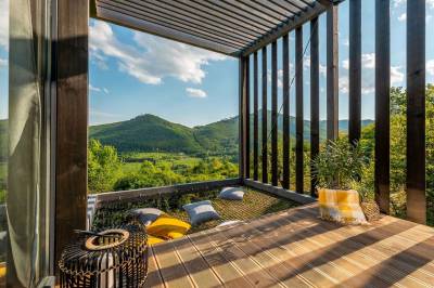 Veľká terasa, pohodlná sieť a krásne výhľady, Kutica 3, Nová Baňa