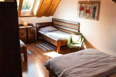 Apartmán 2 – štvorlôžková spálňa, River Cottage Bešeňová, Bešeňová