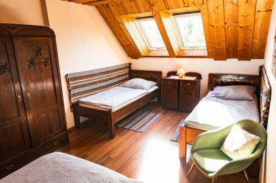 Apartmán 2 – štvorlôžková spálňa, River Cottage Bešeňová, Bešeňová