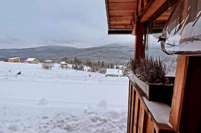 Exteriér ubytovania v Oravskej Lesnej, Chata Šimka, Oravská Lesná