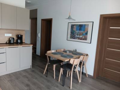 Plne vybavená kuchyňa s jedálenským sedením, Apartmán Lesanka, Oravská Lesná