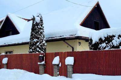 Exteriér ubytovania v obci Važec, Apartmány Anička, Važec