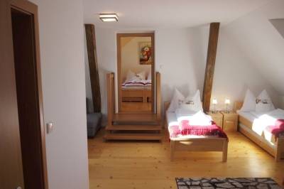 Apartmán – obývačka s 2 lôžkami a 2 prístelkami, Rekreačný dom Horehronská kúria, Telgárt