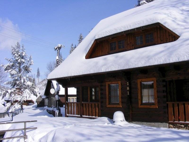 Exteriér v zime, Štýlová chalupa vo Vyšnej Boci, Vyšná Boca