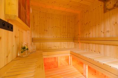 Relaxačná miestnosť so soľným panelom, Chaty Katka, Oravský Biely Potok