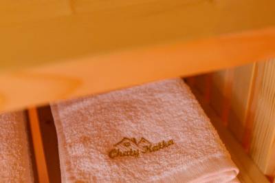 Wellness zóna - interér, Chaty Katka, Oravský Biely Potok