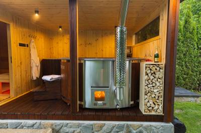 Wellness zóna - exteriér, Chaty Katka, Oravský Biely Potok
