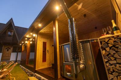 Wellness zóna - exteriér, Chaty Katka, Oravský Biely Potok