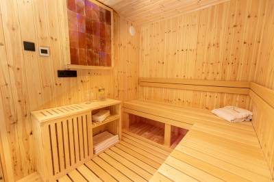 Wellness zóna - interér, Chaty Katka, Oravský Biely Potok