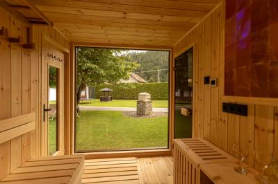 Wellness zóna - interér, Chaty Katka, Oravský Biely Potok