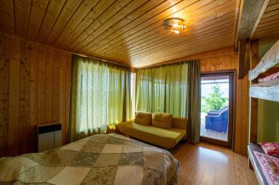 Chata El Clasico - spálňa s manželskou a poschodovou posteľou, MONTANA RESIDENCE - Chata El Clasico a Chata El Niňo, Turčianske Jaseno