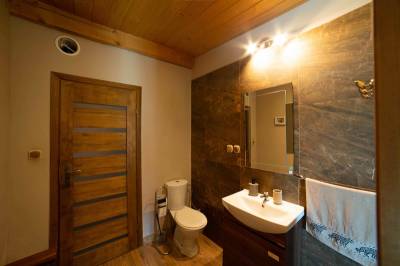 Chata El Clasico - kúpeľňa s toaletou, MONTANA RESIDENCE - Chata El Clasico a Chata El Niňo, Turčianske Jaseno