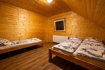 Spálňa, Chata pod Rožkom, Uličské Krivé