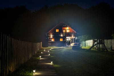 Exteriér ubytovania v obci Uličské Krivé, Chata pod Rožkom, Uličské Krivé