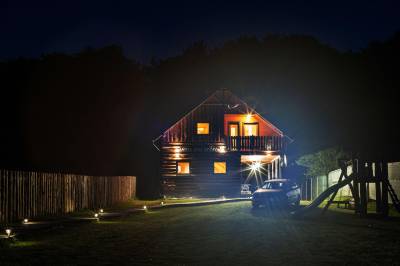 Exteriér ubytovania v obci Uličské Krivé, Chata pod Rožkom, Uličské Krivé