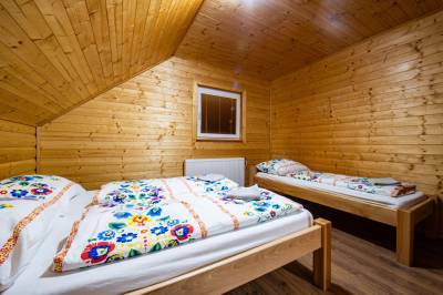 Spálňa, Chata pod Rožkom, Uličské Krivé