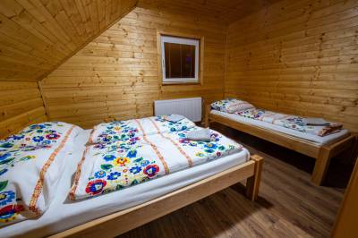 Spálňa, Chata pod Rožkom, Uličské Krivé