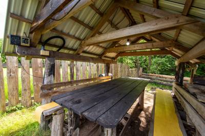 Altánok so sedením, Chata pod Rožkom, Uličské Krivé