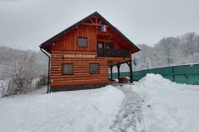 Exteriér ubytovania v obci Uličské Krivé, Chata pod Rožkom, Uličské Krivé