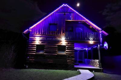 Exteriér ubytovania v obci Uličské Krivé, Chata pod Rožkom, Uličské Krivé