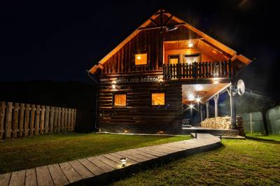 Exteriér ubytovania v obci Uličské Krivé, Chata pod Rožkom, Uličské Krivé