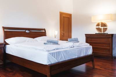 Spálňa s manželskou posteľou, Alpinum Chalet High Tatras, Nová Lesná