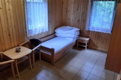 Spálňa s 1-lôžkovou posteľou, Rekreačná chata Branisko, Poľanovce