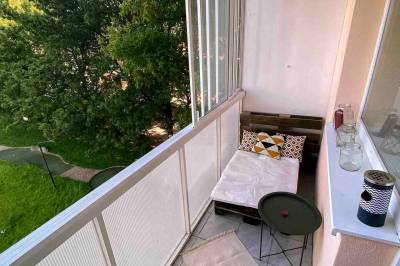 Balkón so sedením, Apartmán Košice, Košice