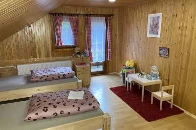 Apartmán 2 - spálňa, Villa Martini, Lazy pod Makytou