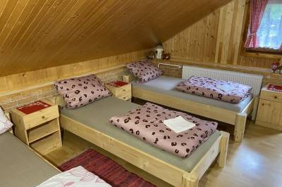 Apartmán 2 - spálňa, Villa Martini, Lazy pod Makytou