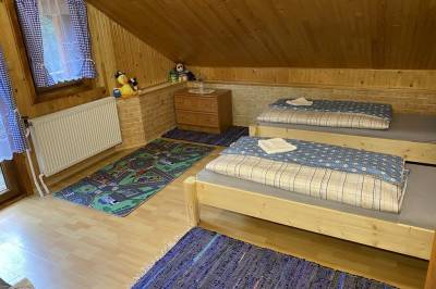 Apartmán 2 - spálňa, Villa Martini, Lazy pod Makytou