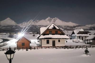 Exteriér ubytovania v Starej Lesnej, Chalupa Český štít, Stará Lesná