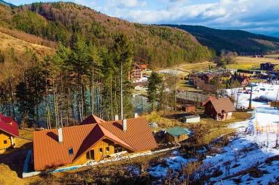 Exteriér ubytovania v obci Valča, Apartmány Valča, Valča