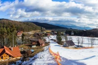 Exteriér ubytovania v obci Valča, Apartmány Valča, Valča