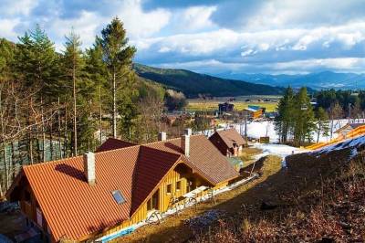 Exteriér ubytovania v obci Valča, Apartmány Valča, Valča