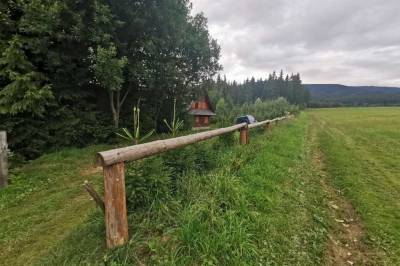 Exteriér ubytovania v obci Mútne, Chata Polianka, Mútne