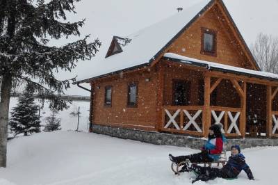 Exteriér ubytovania v Liptovskom Trnovci, Drevenička Vodníček, Liptovský Trnovec