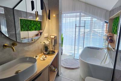 Vybavenie kúpeľne, Apartmanica Chalet 5A, Donovaly