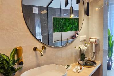 Vybavenie kúpeľne, Apartmanica Chalet 5A, Donovaly