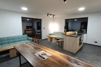 Štvorizbový apartmán - obývačka s kuchyňou, SuperChata, Zemplínske Hámre