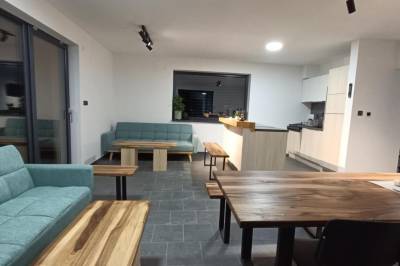 Štvorizbový apartmán - obývačka s kuchyňou, SuperChata, Zemplínske Hámre