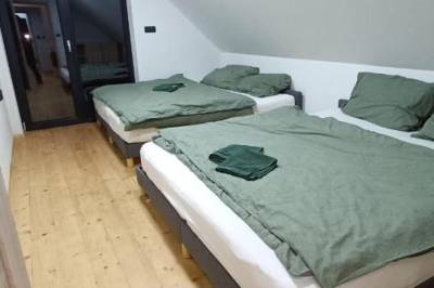 Štvorizbový apartmán - spálňa, SuperChata, Zemplínske Hámre