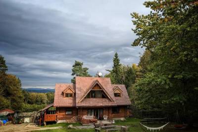 Exteriér ubytovania v Snine, Ranč pod Sninským kameňom, Snina